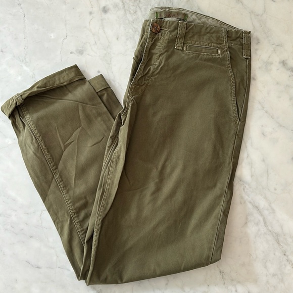 J Brand “Santa Cruz” 100% Cotton Military Style Pants Size 26 - Picture 1 of 8